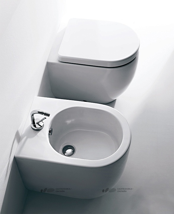 картинка Унитаз приставной Kerasan Flo 311601 от магазина Сантехника.SpecialFlat