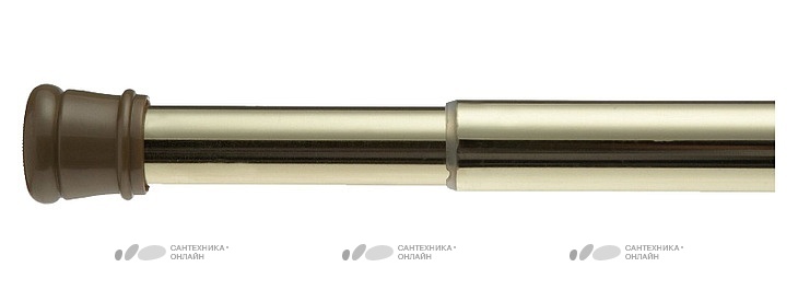 картинка Карниз для ванны Carnation Home Fashions Brass от магазина Сантехника.SpecialFlat