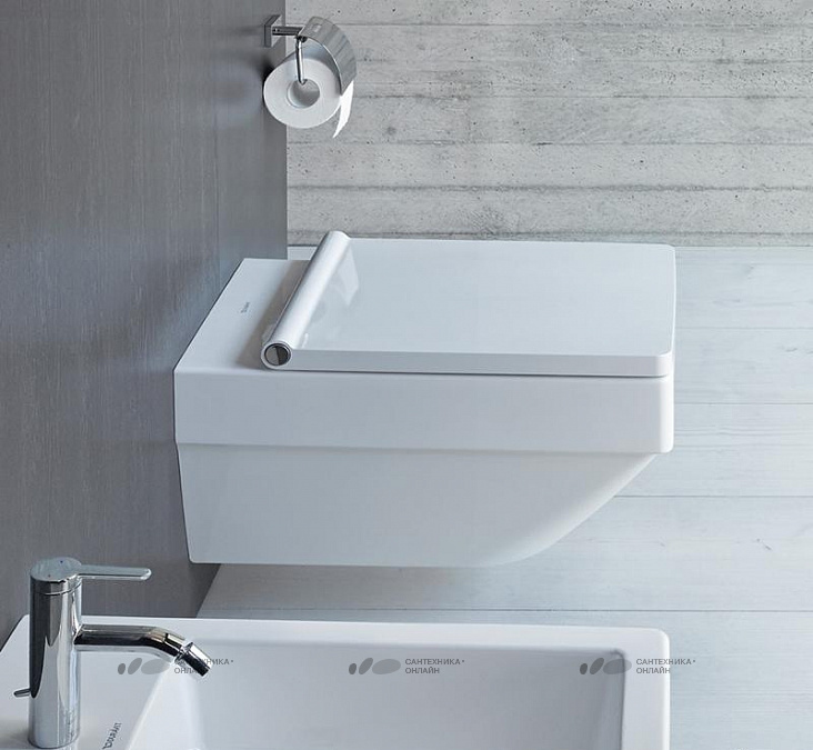 картинка Унитаз подвесной Duravit Vero Air 252509 безободковый от магазина Сантехника.SpecialFlat