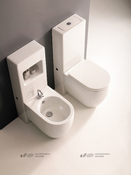 картинка Унитаз приставной Kerasan Flo 311601 от магазина Сантехника.SpecialFlat